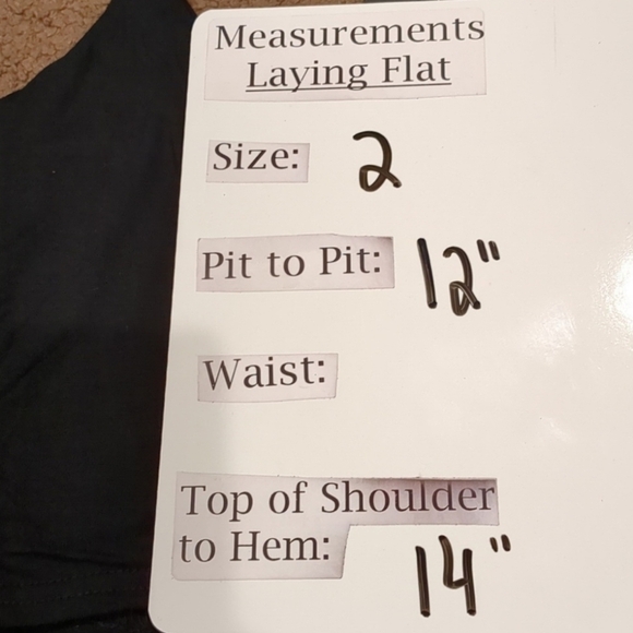 Nasty Gal Strappy Scoop Neck Crop Top in Black size 2 - Picture 5 of 5